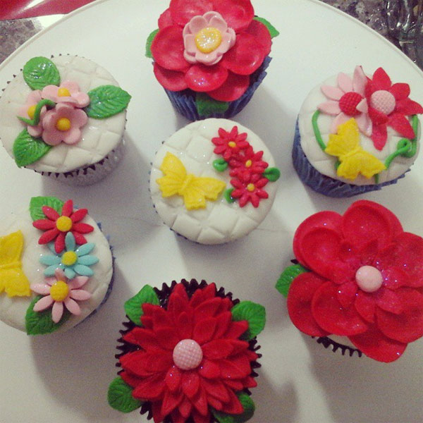 Ideias de cupcakes decorados para o Dia da Mulher