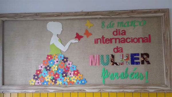 Ideias de painel ou mural decorativo para o Dia da Mulher