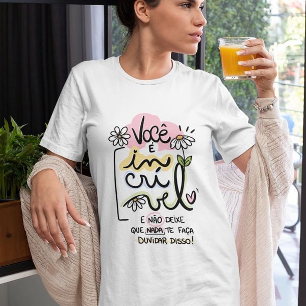 Camisetas com frases femininas para o Dia da Mulher